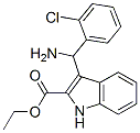 3-[Amino(2-chlorophenyl)methyl]-2-indolecarboxylic acid ethyl ester Structure,85137-98-0Structure