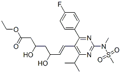 瑞舒伐他汀乙酯結構式_851443-04-4結構式