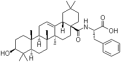 N-[(3beta)-3-Hydroxy-28-oxoolean-12-en-28-yl]-L-phenylalanine Structure,851475-44-0Structure