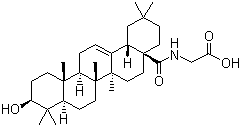 N-[(3beta)-3-Hydroxy-28-oxoolean-12-en-28-yl]-glycine Structure,851475-58-6Structure