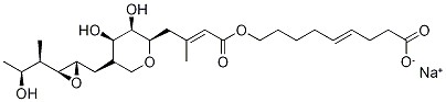 Pseudomonic Acid D Sodium Structure,85178-60-5Structure