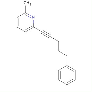 2-Methyl-6-(5-phenylpent-1-yn-1-yl)pyridine Structure,851854-15-4Structure