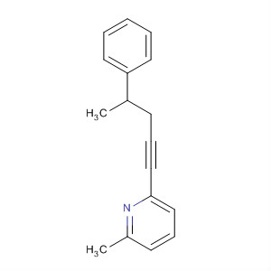 2-Methyl-6-(4-phenylpent-1-yn-1-yl)pyridine Structure,851854-17-6Structure