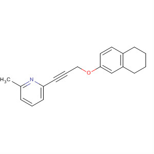 2-Methyl-6-[3-(5,6,7,8-tetrahydronaphthalen-2-yloxy)prop-1-yn-1-yl]pyridine Structure,851854-77-8Structure