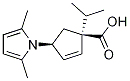 (1S,4S)-4-(2,5-二甲基-1H-吡咯-1-基)-1-異丙基-2-環(huán)戊烯羧酸結(jié)構(gòu)式_851916-39-7結(jié)構(gòu)式