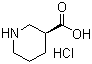 (3s)-3-哌啶甲酸鹽酸鹽結(jié)構(gòu)式_851956-01-9結(jié)構(gòu)式