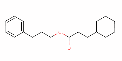 Cyclohexanepropanoicacid, 3-phenylpropyl ester Structure,85204-27-9Structure