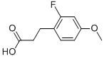 2-Fluoro-4-methoxy-benzenepropanoic acid Structure,852181-15-8Structure