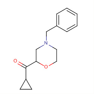 (4-Benzylmorpholin-2-yl)(cyclopropyl)methanone Structure,852237-47-9Structure