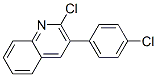 2-Chloro-3-(4-chlorophenyl)quinoline Structure,85274-81-3Structure