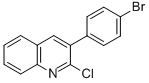 3-(4-Bromophenyl)-2-chloroquinoline Structure,85274-82-4Structure