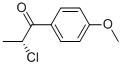 1-Propanone, 2-chloro-1-(4-methoxyphenyl)-, (r)-(9ci) Structure,85277-58-3Structure