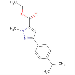 Ethyl 3-(4-isopropylphenyl)-1-methyl-1h-pyrazole-5-carboxylate Structure,852815-00-0Structure