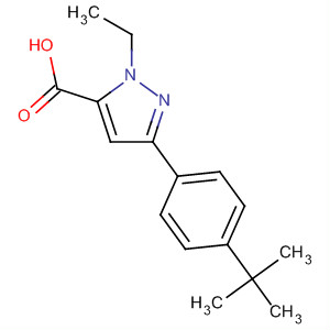 3-(4-Tert-butylphenyl)-1-ethyl-1h-pyrazole-5-carboxylic acid Structure,852815-12-4Structure