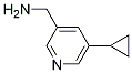 (5-Cyclopropylpyridin-3-yl)methylamine Structure,852877-60-2Structure