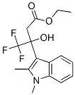 Ethyl 3-(1,2-dimethyl-1h-indol-3-yl)-4,4,4-trifluoro-3-hydroxybutanoate Structure,852991-34-5Structure