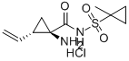 Cyclopropanecarboxamide, 1-amino-2-ethenyl-N-[(1-methylcyclopropyl)sulfonyl]-, hydrochloride (1:1), (1R,2S)- Structure,853269-58-6Structure