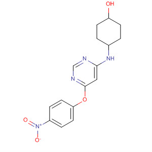 4-[6-(4-Nitro-phenoxy)-pyrimidin-4-ylamino]-cyclohexanol Structure,853298-74-5Structure