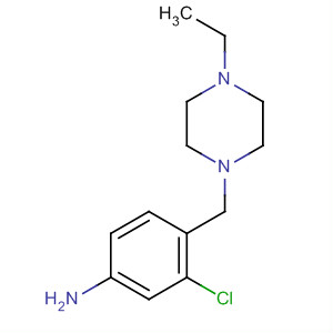 3-Chloro-4-((4-ethylpiperazin-1-yl)methyl)aniline Structure,853298-98-3Structure