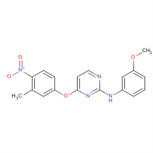 (3-Methoxy-phenyl)-[4-(3-methyl-4-nitro-phenoxy)-pyrimidin-2-yl]-amine Structure,853299-38-4Structure