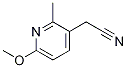 2-(6-Methoxy-2-methylpyridin-3-yl)acetonitrile Structure,853569-73-0Structure