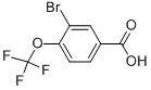 3-Bromo-4-(trifluoromethoxy)benzoic acid Structure,85373-96-2Structure