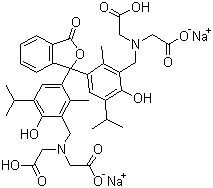 Thymolphthalein complexone disodium salt Structure,85409-48-9Structure