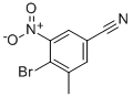 4-Bromo-3-methyl-5-nitrobenzonitrile Structure,854627-73-9Structure