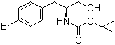 (S)-tert-butyl 1-(4-bromophenyl)-3-hydroxypropan-2-ylcarbamate Structure,854760-84-2Structure