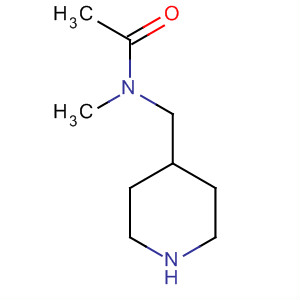 N-methyl-n-piperidin-4-ylmethyl-acetamide Structure,85487-99-6Structure