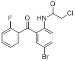 2-Chloroacetamido-2-fluoro-5-bromobenzophenone Structure,85508-36-7Structure