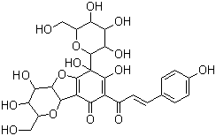 紅花黃色素A結(jié)構(gòu)式_85532-77-0結(jié)構(gòu)式