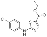 Ethyl 2-(4-chlorophenylamino)-5-thiazolecarboxylate Structure,855531-18-9Structure