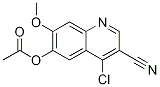 6-(Acetyloxy)-4-chloro-7-methoxy-3-quinolinecarbonitrile Structure,855792-26-6Structure