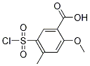 5-(Chlorosulfonyl)-2-methoxy-4-methylbenzoic acid Structure,85591-40-8Structure