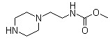 Methyl 2-(piperazin-1-yl)ethylcarbamate Structure,85608-08-8Structure