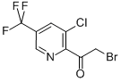 Ethanone,2-bromo-1-[3-chloro-5-(trifluoromethyl)-2-pyridinyl]- Structure,856245-54-0Structure