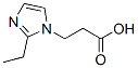 3-(2-乙基-1H-咪唑-1-基)丙酸結(jié)構(gòu)式_856437-78-0結(jié)構(gòu)式