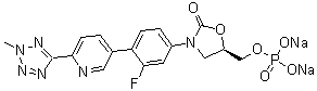 磷酸特地唑胺二鈉鹽結(jié)構(gòu)式_856867-39-5結(jié)構(gòu)式