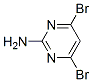 2-Amino-4,6-dibromopyrimidine Structure,856973-26-7Structure