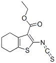 Ethyl 2-isothiocyanato-4,5,6,7-tetrahydro-1-benzothiophene- 3-carboxylate Structure,85716-87-6Structure