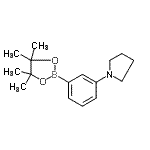 1-[3-(4,4,5,5-Tetramethyl-1,3,2-dioxaborolan-2-yl)phenyl]pyrrolidine Structure,857283-63-7Structure