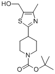 Tert-butyl 4-[5-(hydroxymethyl)-4-methyl-1,3-thiazol-2-yl]tetrahydro-1(2H)-pyridinecarboxylate Structure,857283-66-0Structure