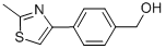 [4-(2-Methyl-1,3-thiazol-4-yl)phenyl]methanol Structure,857283-96-6Structure