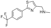 N-methyl-n-{2-[4-(trifluoromethyl)phenyl]-1,3-thiazol-4-yl}methylamine Structure,857284-26-5Structure