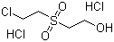 2-(Chloroethylsulfonyl)ethanol dihydrochloride Structure,85739-74-8Structure