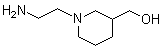 [1-(2-Aminoethyl)piperidin-3-yl ]methanol Structure,857637-03-7Structure