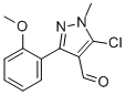 5-Chloro-3-(2-methoxyphenyl)-1-methyl-1h-pyrazole-4-carboxaldehyde Structure,857640-22-3Structure