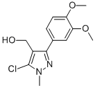 5-Chloro-3-(3,4-dimethoxyphenyl)-1-methyl-1h-pyrazole-4-methanol Structure,857640-31-4Structure