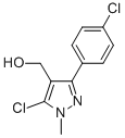 5-Chloro-3-(4-chlorophenyl)-1-methyl-1h-pyrazole-4-methanol Structure,857640-32-5Structure